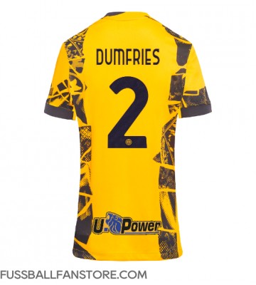 Inter Milan Denzel Dumfries #2 Replik 3rd trikot Damen 2024-25 Kurzarm